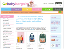 Tablet Screenshot of ozbabybargain.com.au